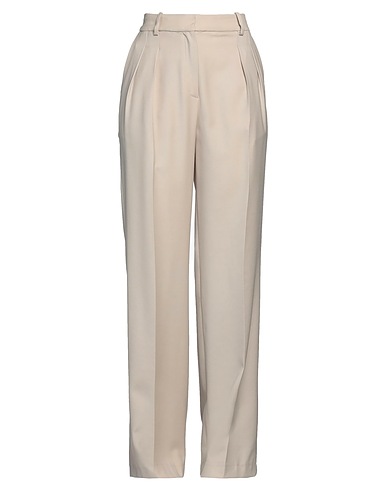 LOULOU STUDIO Casual pants Beige 100% Super 110s Wool