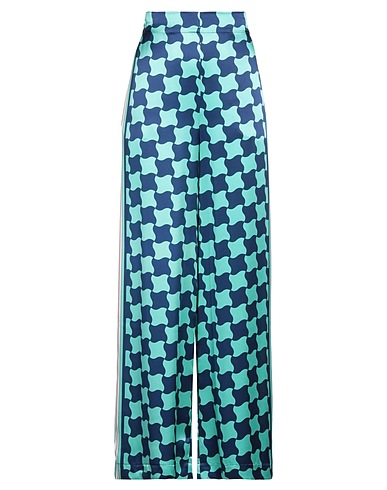CASABLANCA Casual trouser Navy blue 100% Silk