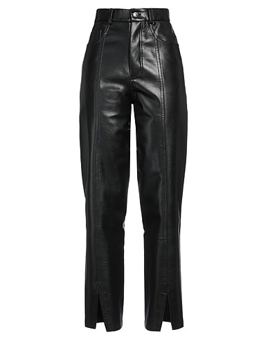 NANUSHKA Casual pants Black Polyester, Polyurethane