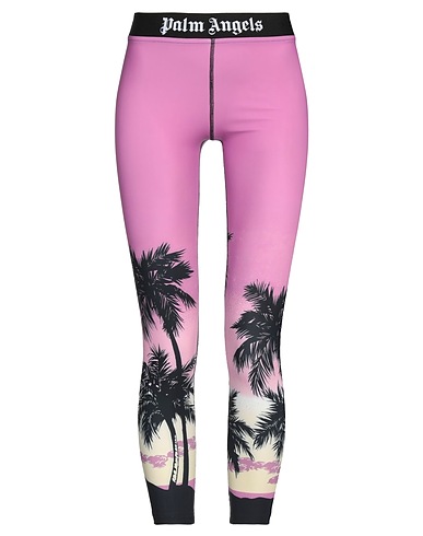 PALM ANGELS Leggings Rosa 78% Poliestere, 22% Elastan, Poliammide