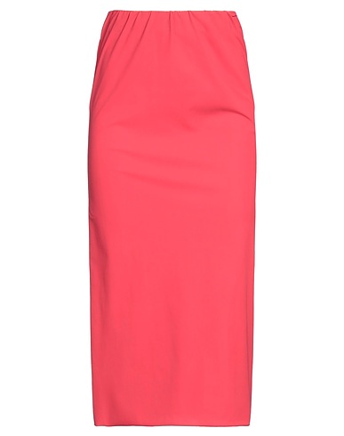 VIRNA DRÒ Midi skirt Magenta 72% Polyamide, 28% Elastane