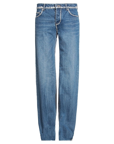 WE11 DONE Denim pants Blue 100% Cotton