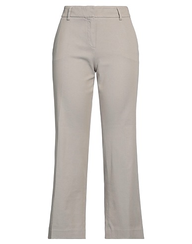 TRUE ROYAL Casual pants Grey 98% Cotton, 2% Elastane