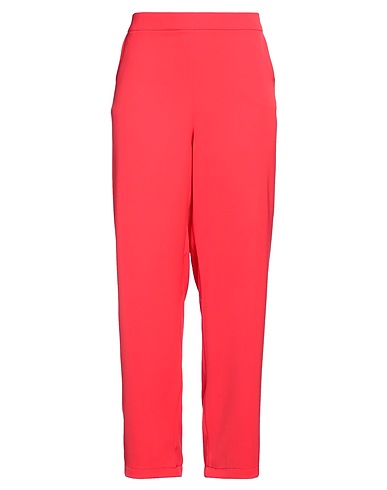XANDRES Casual pants Red 100% Recycled polyester