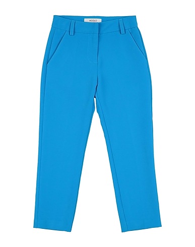VICOLO Casual trouser Azure 89% Polyester, 11% Elastane