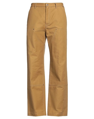 LOEWE Casual pants Camel 100% Cotton, Soft Leather