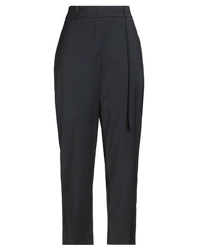 SEVENTY VENEZIA Casual trouser Black 96% Virgin Wool, 4% Elastane