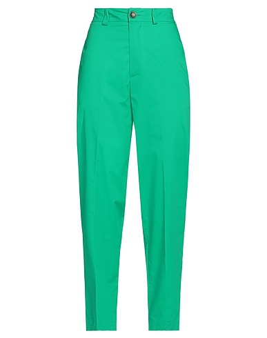 SOLOTRE Pantalone Verde 100% Cotone