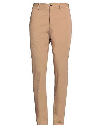 NINE IN THE MORNING Pantalone Cammello 73% Cotone, 22% Poliammide, 5% Elastan