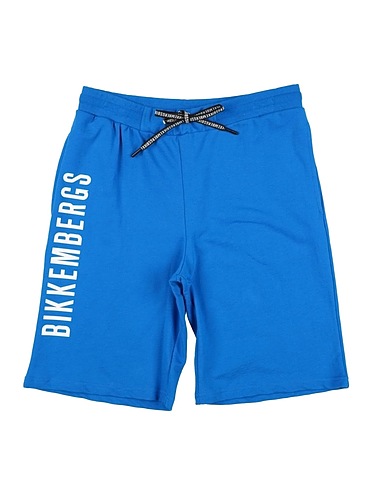 BIKKEMBERGS Shorts & Bermuda Blue 100% Cotton