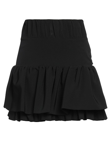 RABANNE Mini skirt Black 62% Acetate, 38% Viscose