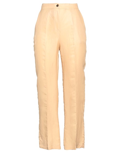 NENETTE Casual pants Beige 56% Linen, 44% Viscose