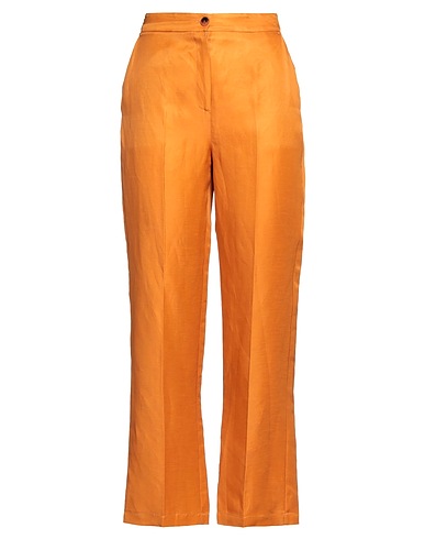 NENETTE Pantalone Ruggine 56% Lino, 44% Viscosa