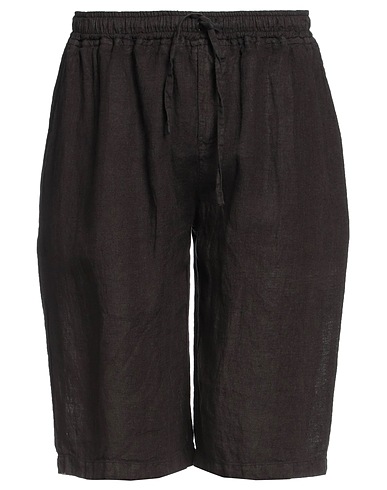 DANIELE ALESSANDRINI HOMME ショートパンツ＆バミューダパンツ ブラック リネン 100%
