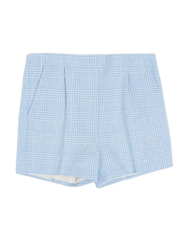 GUCCI Shorts & Bermuda Light blue 52% Cotton, 24% Synthetic fibers, 15% Wool, 6% Silk, 3% Other Fibres