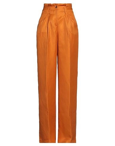 NENETTE Casual trouser Rust 56% Linen, 44% Viscose