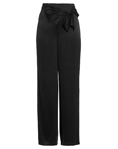 NENETTE Casual trouser Black 58% Cupro, 42% Viscose