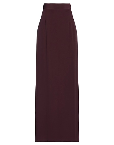 ERIKA CAVALLINI Long skirt Plum 65% Acetate, 35% Silk