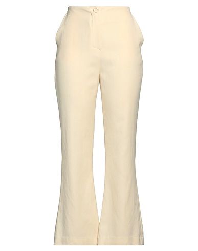 NANUSHKA Casual trouser Cream 51% Viscose, 27% Polyester, 22% Cotton