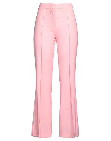 ERIKA CAVALLINI Casual trouser Pink 98% Virgin Wool, 2% Elastane