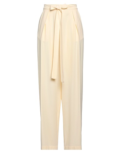 ERIKA CAVALLINI Pantalone Beige 53% Viscosa, 47% Acetato