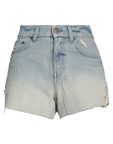 TWINSET Denim shorts Blue 100% Cotton