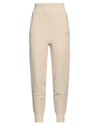 ART ESSAY Pantalone Panna 100% Cotone