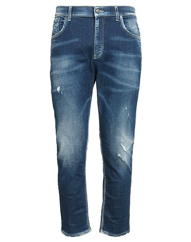 DONDUP Denim trousers Blue 97% Cotton, 3% Elastane