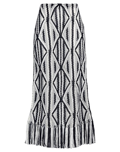 GABRIELA HEARST Long skirt Midnight blue 100% Wool