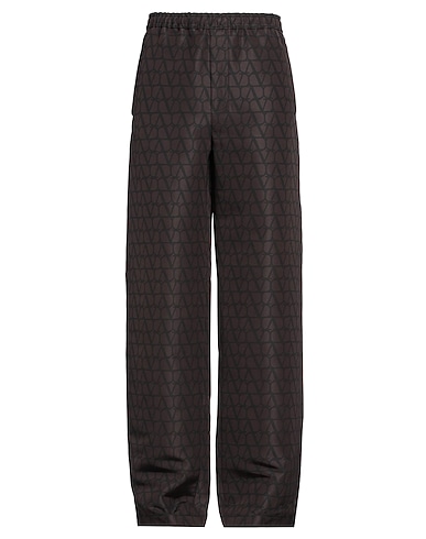 VALENTINO GARAVANI Casual trouser TESTA DI MORO 100% Silk