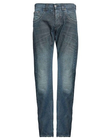 MASSIMO SABBADIN Denim trousers Blue 100% Cotton