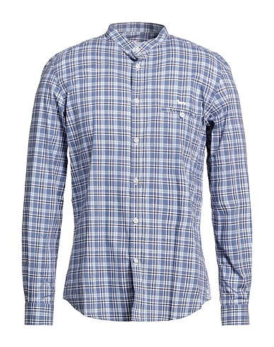 HARMONT & BLAINE Checked shirt Pastel blue 100% Cotton