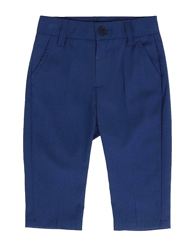 DANIELE ALESSANDRINI Casual trouser Blue 70% Polyester, 28% Viscose, 2% Elastane