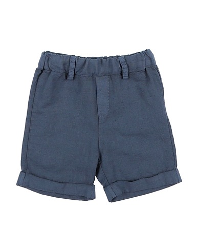 KID'S COMPANY Shorts & Bermuda Slate blue 100% Cotton
