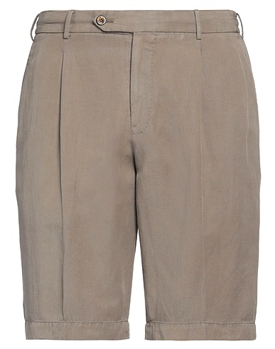 PT Torino Shorts & Bermuda Khaki 61% Lyocell, 22% Linen, 17% Cotton