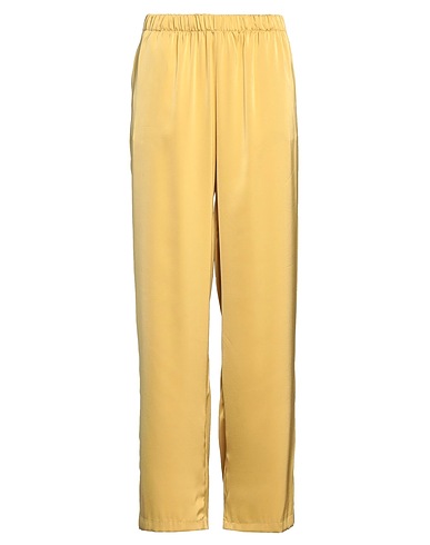 WEILI ZHENG Pantalone Senape 100% Viscosa