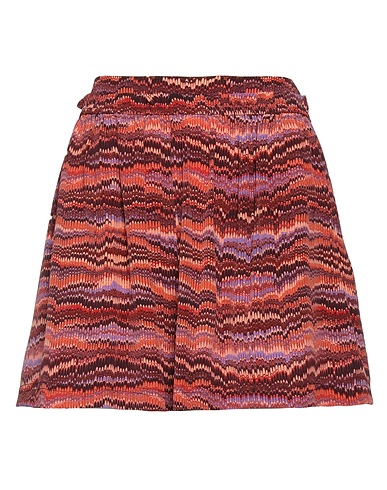 ULLA JOHNSON Shorts & Bermuda Rust 100% Silk