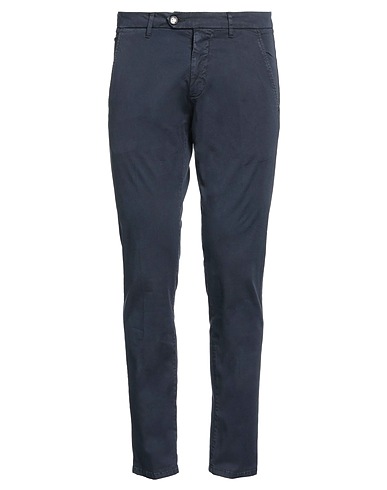ROŸ ROGER'S Casual pants Midnight blue 97% Cotton, 3% Elastane