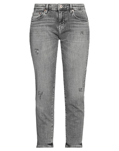AG JEANS Denim trousers Black 78% Cotton, 20% Recycled cotton, 2% Elastane