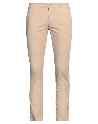 GREY DANIELE ALESSANDRINI Pantalone Beige 98% Cotone, 2% Elastan