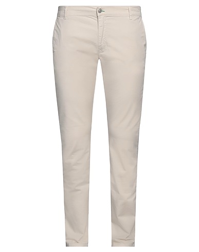 GREY DANIELE ALESSANDRINI Casual trouser 98% Cotton, 2% Elastane