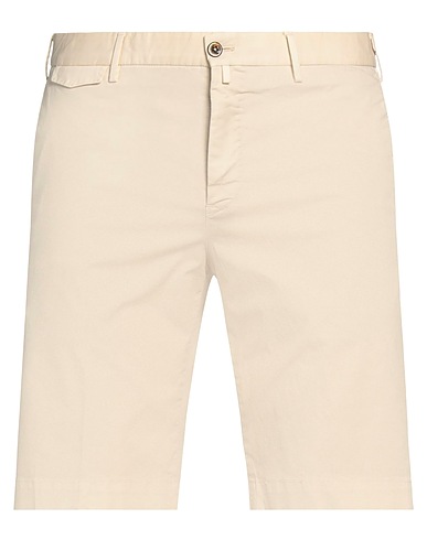 PT Torino Shorts & Bermuda Beige 98% Cotton, 2% Elastane