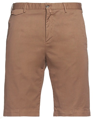 PT Torino Shorts & Bermudas Braun 98% Baumwolle, 2% Elastan