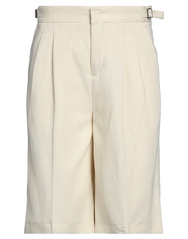 PT Torino Shorts & Bermuda Ivory 75% Viscose, 14% Linen, 11% Elastane