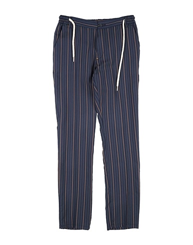 EMANUEL PRIS Pantalon Bleu marine 80% Viscose, 20% Nylon