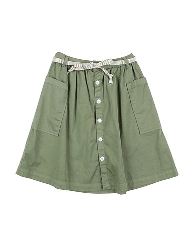 BABE & TESS Skirt Military green 100% Cotton