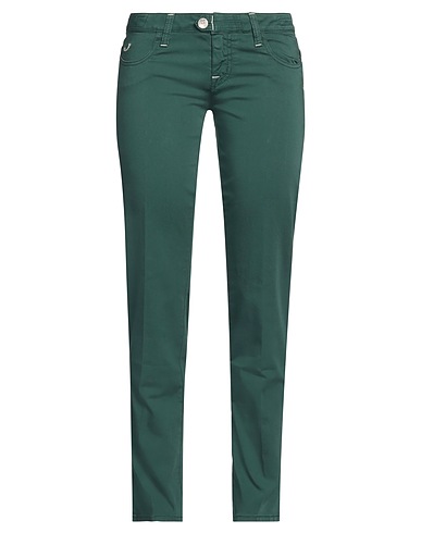 JACOB COHЁN Casual trouser Green 97% Cotton, 3% Elastane