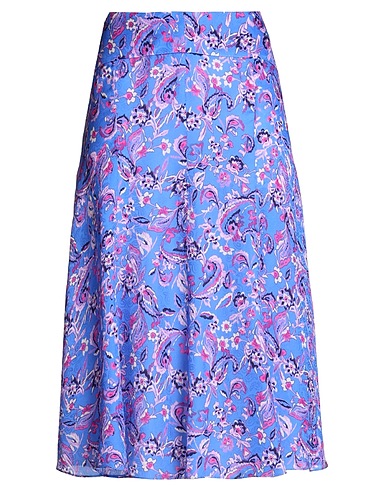 ISABEL MARANT Midi skirt Blue 65% Viscose, 35% Silk