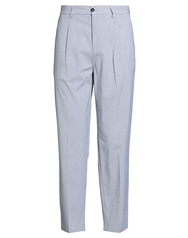 GAZZARRINI Casual trouser Navy blue 70% Cotton, 28% Polyester, 2% Elastane