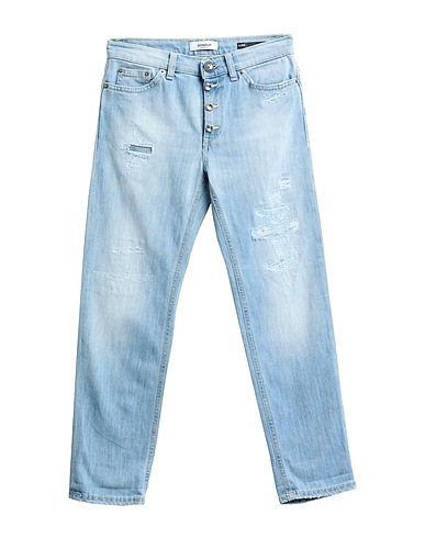 DONDUP Denim pants Blue 89% Cotton, 11% Elastane